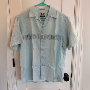 Vintage Reyn Spooner Light Blue Casual Button Down Shirt